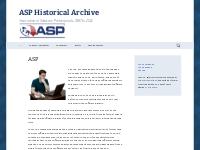 ASP Historical Archive | Association of Software Professionals, 1987 t