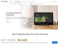 Pixel Tablet has Google Assistant ready and built-in