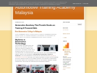 Automotive Training Academy Malaysia