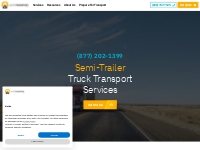 Semi-Trailer Truck Transport | Easy Semi-Truck Shipping | (800) 757-71