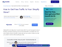 How to Get Free Traffic to Your Shopify Store?