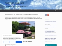 Aventura Golf Cart Rental Rates | Golf Cart Rental Aventura