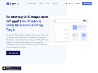 Free Bootstrap Snippets, UI Components, and Library | Ayro UI