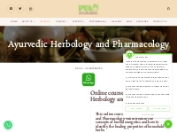 Ayurvedic Herbology and Pharmacology - Ayurvedaacharya | PVA Official