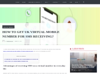 How to get UK virtual mobile number for SMS receiving?