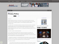     Privacy Policy - Baseball Reflections - Baseball Reflections