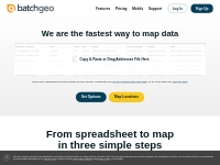 BatchGeo: Make a map from your data