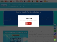 Algeria Mobile Number Database | Brother Cell Phone List