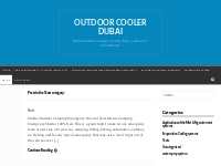 Tents Archives - Outdoor Cooler Dubai