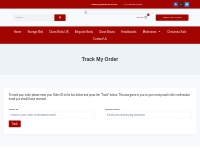 Track My Order - Bed Rush
