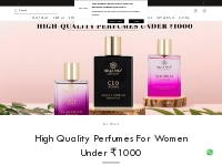        Top High Quality Perfumes for Women Under ₹1000 | Perfume for W