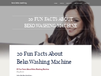 20 Fun Facts About Beko.Washing Machine