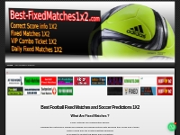 Best Fixed Matches, Buy 100% Rigged Fixed Games, Professional Bet Pred