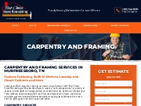 Carpentry and Framing | Best Choice Home Remodeling   Repairs Murfrees