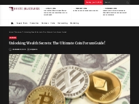 Unlocking Wealth Secrets: The Ultimate Coin Forum Guide! | Best iBusin