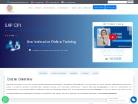 Sap cpi | Sap cpi certification | Cpi Training
