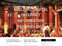 Make Money Online   BIBLICAL DIGITAL INTERNET INFORMATION TECHNOLOGY