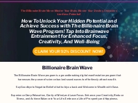 Billionaire Brain Wave | Official | Only Today $39