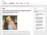 Gabs Lewitton- Wiki, Age, Height, Boyfriend, Net Worth (Updated on Feb