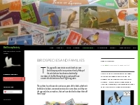 Bird Species and Families - Bird Stamp Society