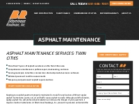   	Asphalt Maintenance & Asphalt Repair | Twin Cities, MN