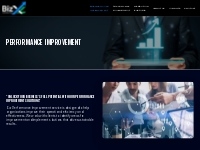 PERFORMANCE IMPROVEMENT - BizXL Catalyst