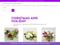 Christmas and Holiday - La Paloma Blanca Floral Designs