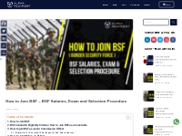 How to Join BSF - BSF Salaries, Exam and Selection Procedure - Alpha R