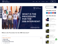 What is the Procedure for the SSB Interview?
