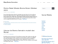 Blog Bromo Executive - Blog