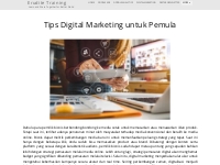 Tips Digital Marketing untuk Pemula | Erudite Training Blog
