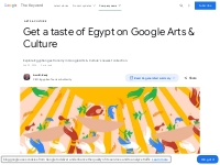 Get a taste of Egypt on Google Arts   Culture