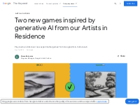 Two new arts and AI games from Google Arts   Culture