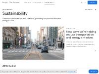 Sustainability | Google Blog