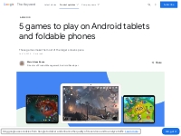 5 games to play on Android tablets and foldable phones
