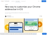 How to choose a position for your address bar in Chrome on iOS