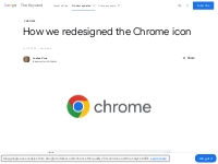 How we redesigned the Chrome icon