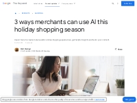 3 ways merchants can use AI to improve online shopping