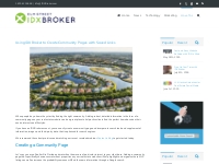 Using IDX Broker to Create Community Pages with Saved Links - IDX: The