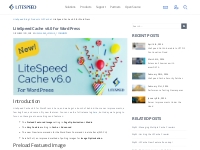 LiteSpeed Cache v6.0 for WordPress   LiteSpeed Blog