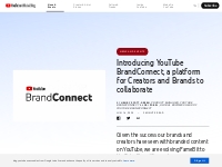 Introducing YouTube BrandConnect, a platform for Creators and Brands t