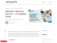 A Guide to Salesforce Advisory Services - Emorphis Technologies