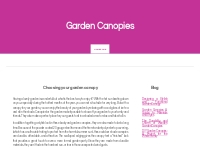 Garden Canopies