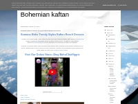 Bohemian kaftan: Summer Boho Trendy Styles Kaftan Beach Dresses