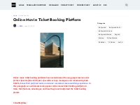 Online Movie Ticket Booking Platform
