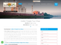 Golden Triangle Tour 4 Days | 3 Nights 4 Days Golden Triangle Tour Ind