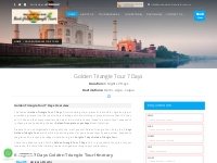 Golden Triangle Tour 7 Days -  Book Delhi Agra Jaipur Tour for 7 Days