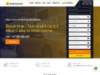 Maxi Taxi Melbourne City – Melbourne Airport Maxi Cabs