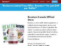 Boostaro® | Official Website CA