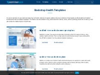 Bootstrap Health Templates | BootstrapMade